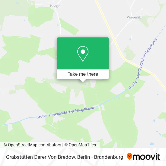 Карта Grabstätten Derer Von Bredow