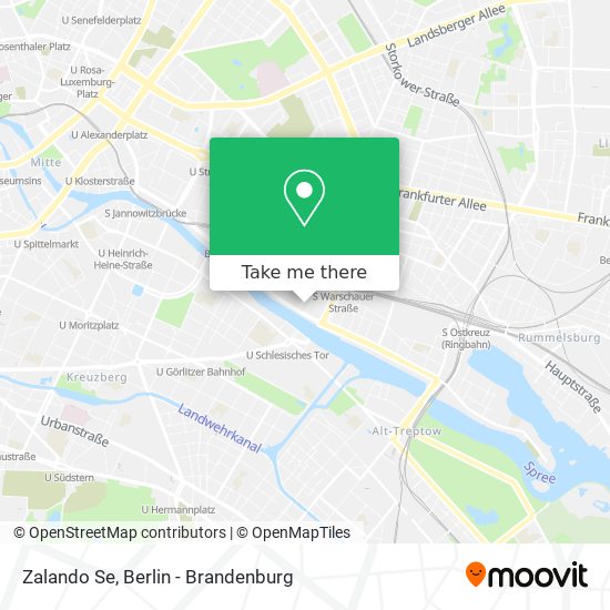 Zalando Se map