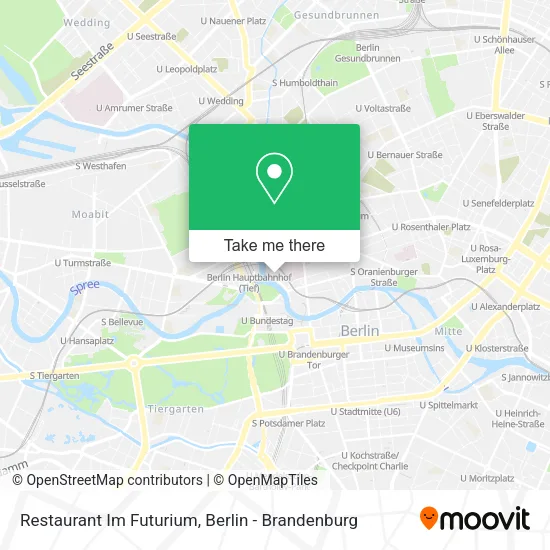 Карта Restaurant Im Futurium