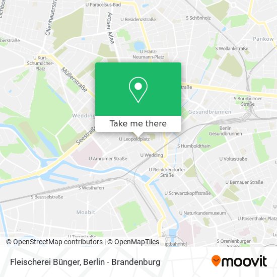 Fleischerei Bünger map