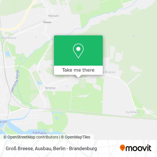 Groß Breese, Ausbau map