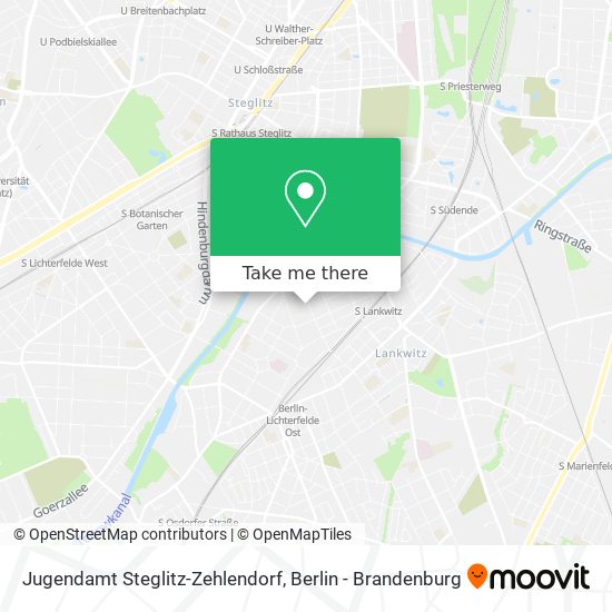 Jugendamt Steglitz-Zehlendorf map