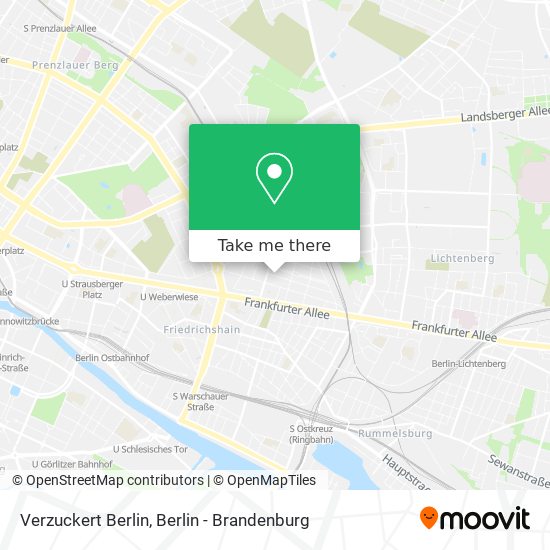 Verzuckert Berlin map