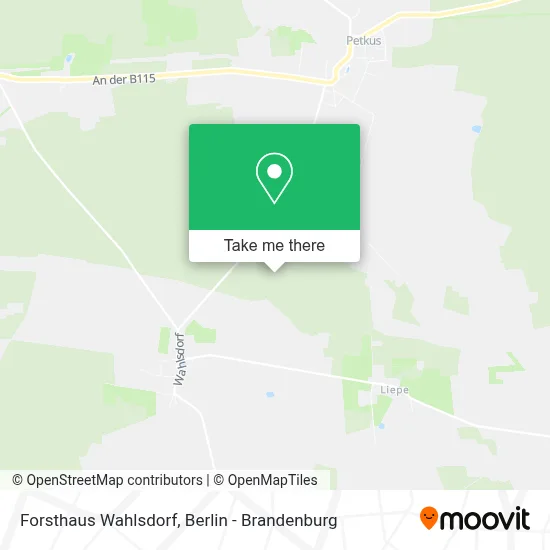 Forsthaus Wahlsdorf map