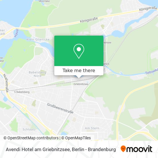 Avendi Hotel am Griebnitzsee map