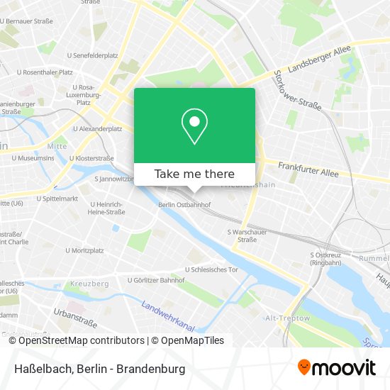 Haßelbach map