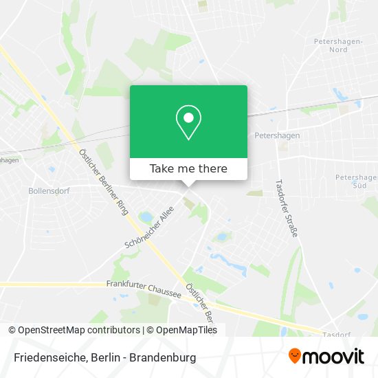 Friedenseiche map