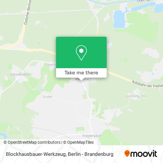Blockhausbauer-Werkzeug map