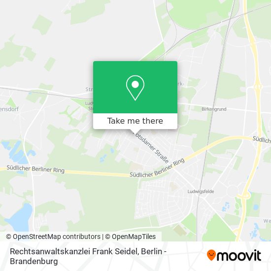 Rechtsanwaltskanzlei Frank Seidel map