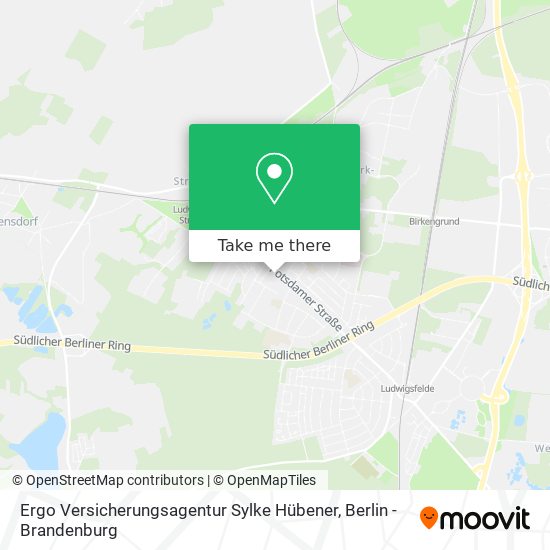 Ergo Versicherungsagentur Sylke Hübener map