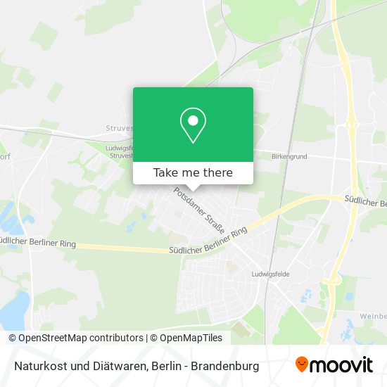 Naturkost und Diätwaren map