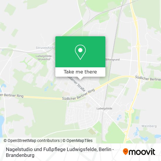 Карта Nagelstudio und Fußpflege Ludwigsfelde