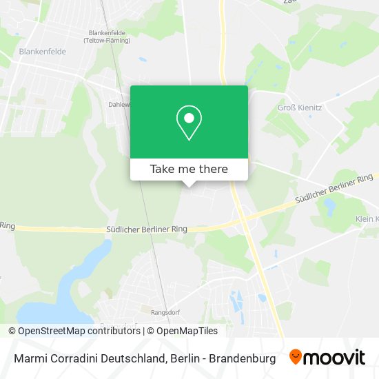 Marmi Corradini Deutschland map