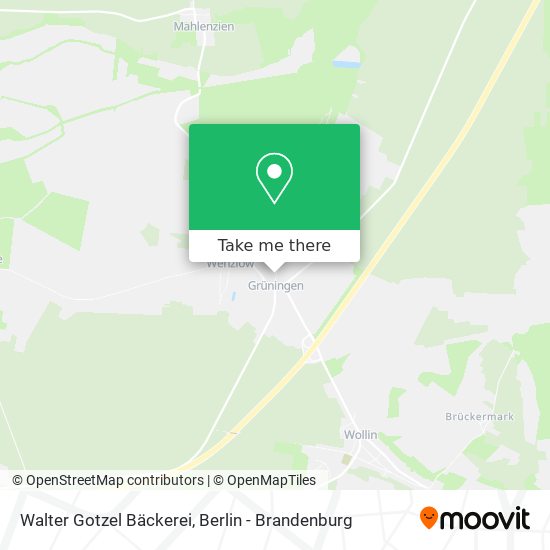 Walter Gotzel Bäckerei map
