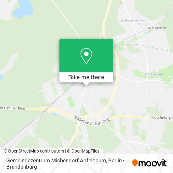 Gemeindezentrum Michendorf Apfelbaum map