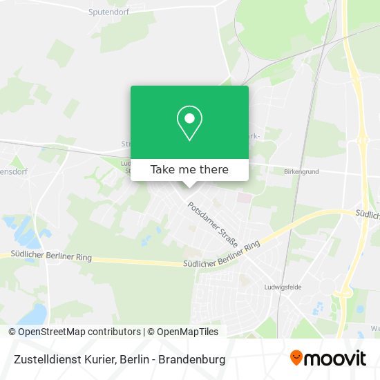 Zustelldienst Kurier map