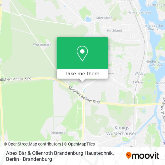 Abex Bär & Ollenroth Brandenburg Haustechnik map