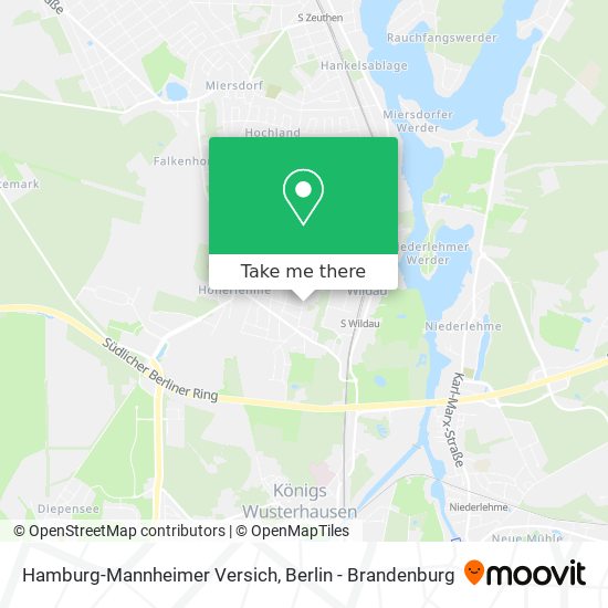 Hamburg-Mannheimer Versich map