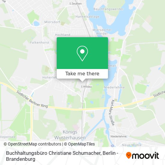 Карта Buchhaltungsbüro Christiane Schumacher