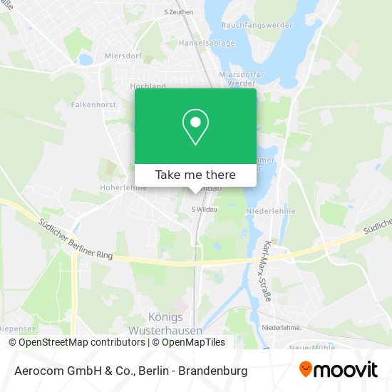 Aerocom GmbH & Co. map