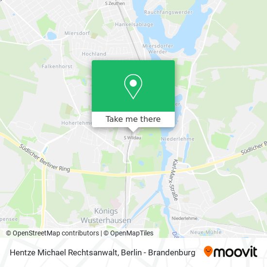 Hentze Michael Rechtsanwalt map