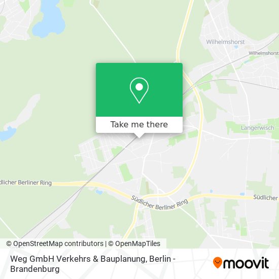 Карта Weg GmbH Verkehrs & Bauplanung