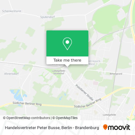 Handelsvertreter Peter Busse map