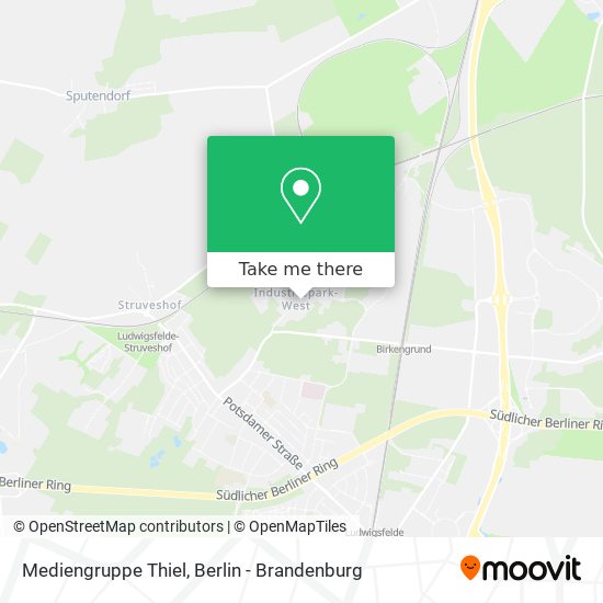 Mediengruppe Thiel map