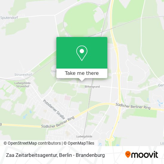 Zaa Zeitarbeitsagentur map