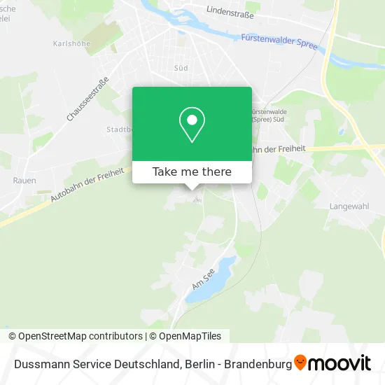 Карта Dussmann Service Deutschland