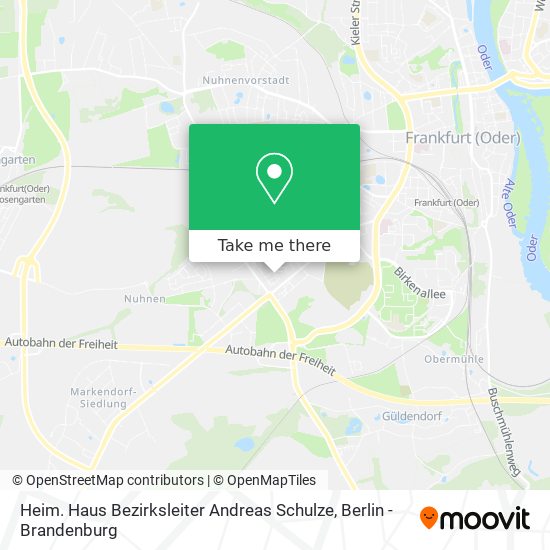 Heim. Haus Bezirksleiter Andreas Schulze map