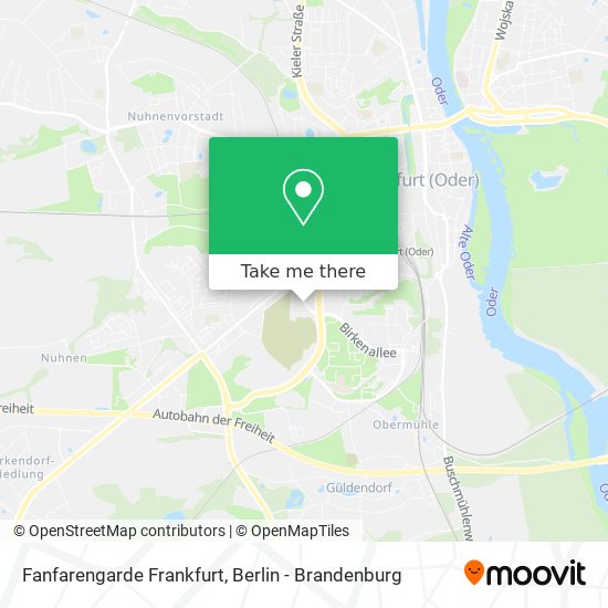 Fanfarengarde Frankfurt map