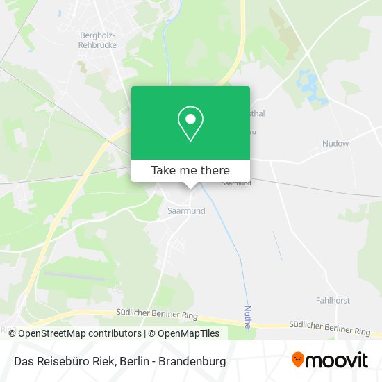 Das Reisebüro Riek map