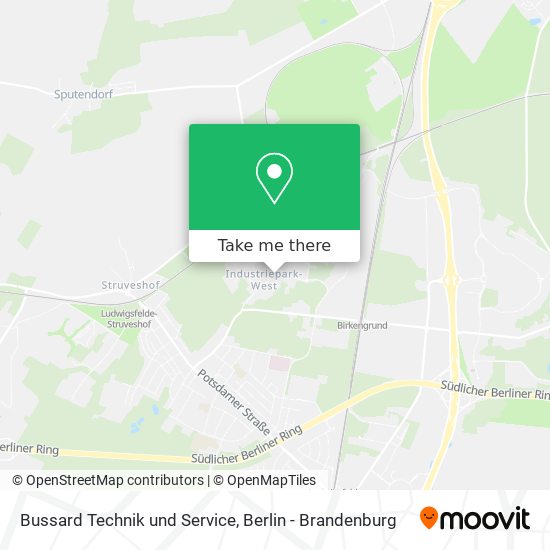 Карта Bussard Technik und Service