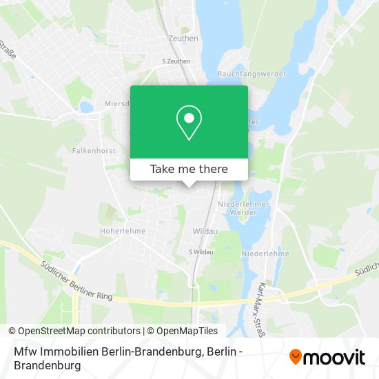 Карта Mfw Immobilien Berlin-Brandenburg