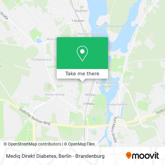 Mediq Direkt Diabetes map