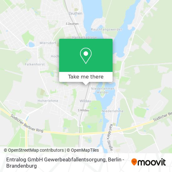 Карта Entralog GmbH Gewerbeabfallentsorgung