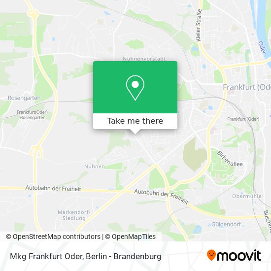 Карта Mkg Frankfurt Oder