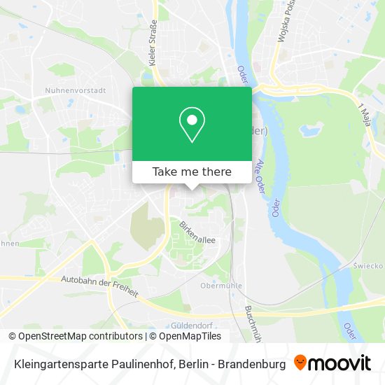 Kleingartensparte Paulinenhof map