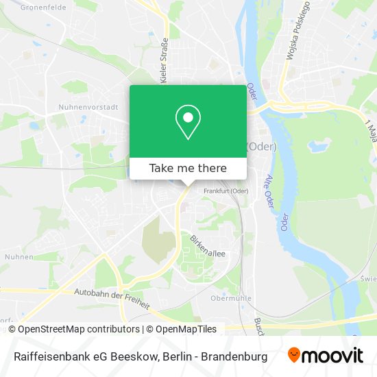 Raiffeisenbank eG Beeskow map