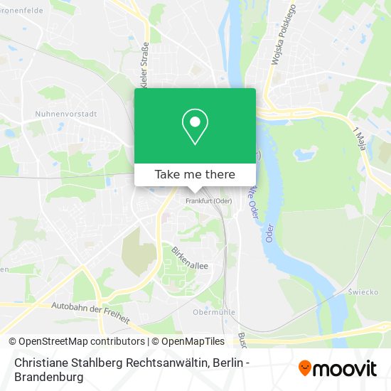 Карта Christiane Stahlberg Rechtsanwältin