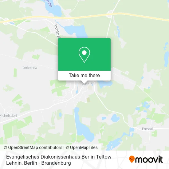 Карта Evangelisches Diakonissenhaus Berlin Teltow Lehnin