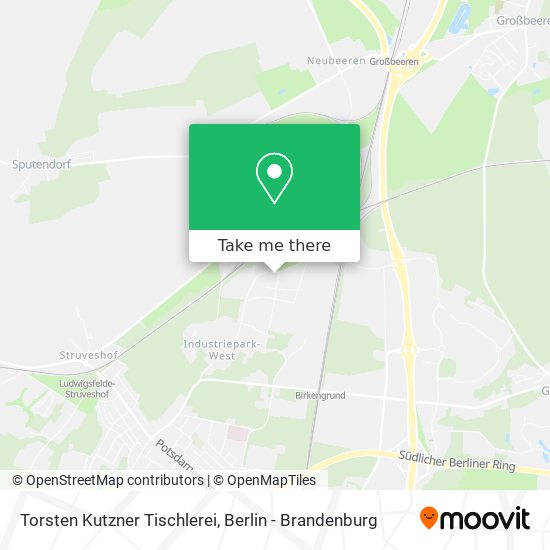 Torsten Kutzner Tischlerei map