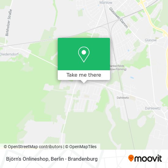 Björn's Onlineshop map