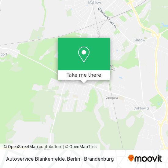 Autoservice Blankenfelde map