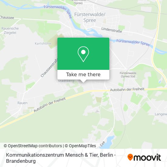 Kommunikationszentrum Mensch & Tier map