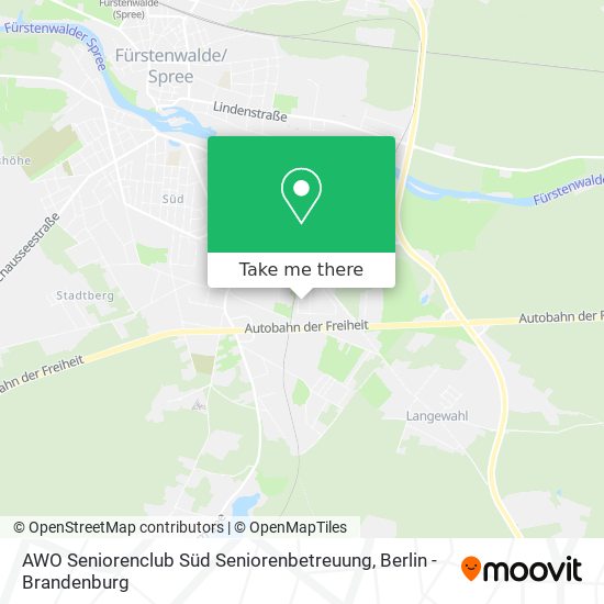 AWO Seniorenclub Süd Seniorenbetreuung map