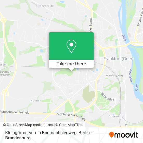 Kleingärtnerverein Baumschulenweg map