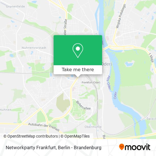 Networkparty Frankfurt map