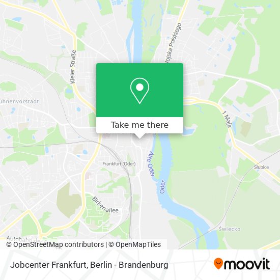 Jobcenter Frankfurt map
